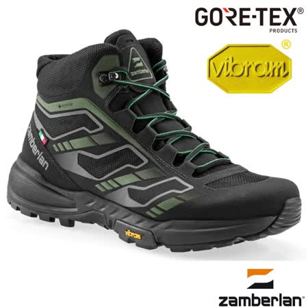 【義大利 Zamberlan】男ANABASIS MID GTX輕量中筒防水透氣登山健行鞋/0219PM0G-V1 深綠✿30E010